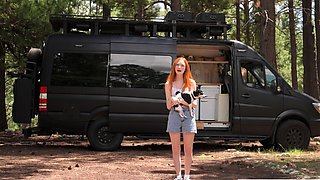 Stepsister shows off new van on her vlog