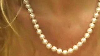 Blonde Slut Squirted on Tits