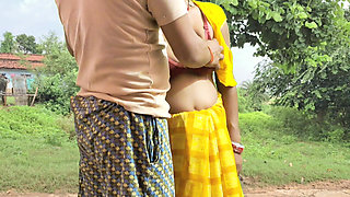 Indian Desi Beautiful Young Employee Get Fucked by Her Manager in Outdoor