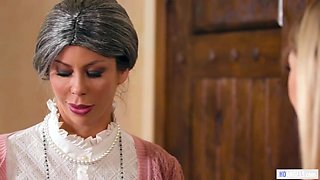 Mysterious Baby sitter And Step Daughter-in-law - A Mrs. Doubtfire Parody - Alexis Fawx