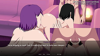 Naruto: Kunoichi Trainer - Hot Orgy. Perfect Body Big Ass Teens Sluts Suck a Big Cock and Get Their Little Pussies Creampied