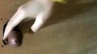 Korean Amateur Sucks Cock in Bathroom Gloryhole