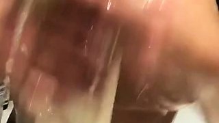 Big boobed Memphis masturbates in a bodystocking