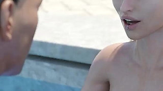 Stepsis Jerks and Redhead GF Gives Head - the Spellbook Pure #29 3D Animated Game