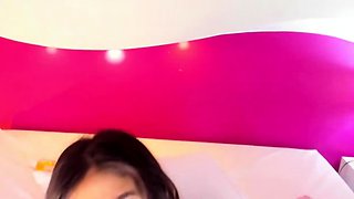 Stacked brunette goes solo toys and masturbation