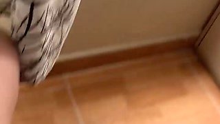 Lovely nymph milks, comes home from college and drains by the window so the neighbors can witness her humid vag...