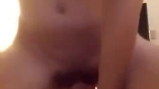 Morty Mask and a Small Tan Dildo