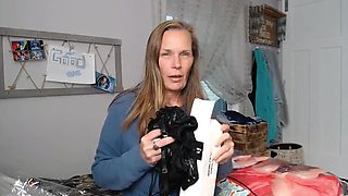 Homemade MILF Step Mommy Surprised With Gift Dildo Amateur Taboo