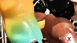 Captivating lassie - cuffed and fucked porn - Scifi-X