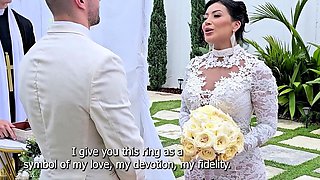 PRIEST FUCKS HIS BRIDE ON THEIR WEDDING DAY IN THE BATHROOM