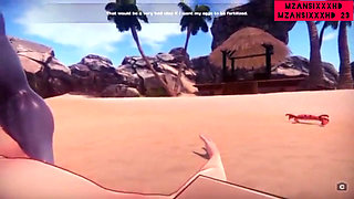 Getting Shark-lady Pregnant With My Big White Cock!