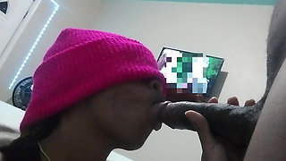 Stepdaddy let me deepthroat his bbc! Am I a good girl now?