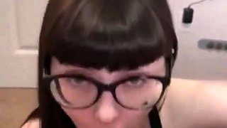 Blowjob cumshot whore gargles pov bukkake fetish cum