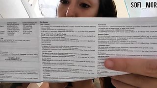 Amateur brunette chick toying her ass and pussy on webcam