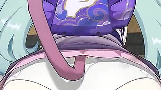 Genshin Impact- Mizuki Works Out Your Stress with a Lewd, Slippery Sex Session - 3D Hentai Animation