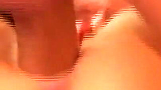 Sexy blonde MILF in lingerie in doggy anal sex