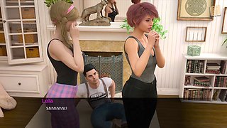 Steamy visual novel featuring a hot blonde with big boobs