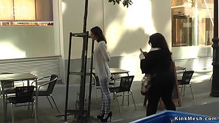 Ffm Butt Fuck Get Laid With Strap On In Public - Valentina Bianco