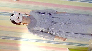 Mayu No59 Swimsuit Fitting, Anal Licking, White-eyed Orgasm, Semen Eating, Nipple Piercing, Squirting, Convulsive Orgasm