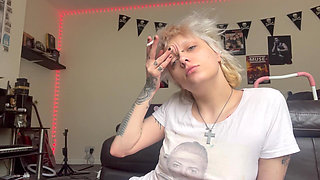 Smoking a Cig Makeup and No Makeup Compilation
