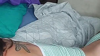 Step Sister Leaves Her Bedroom Door Open and Stays in Her Tight Pajamas