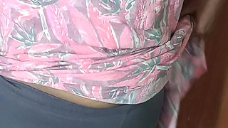 College Girl Showing Breast for Her Boyfriend