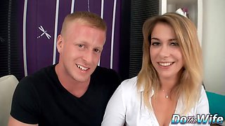 Hot Wife Ani Black Fox Creampied While Riding a Stranger's Cock