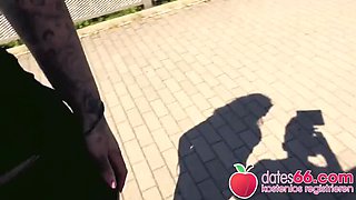 Hot German MILFs Fuck in Public on Highway - Mia Blow & Dirty Priscilla