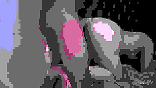 In a Clear Voice, She Is Screaming and Moaning with a Man