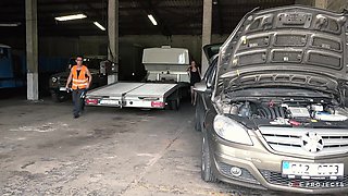 Eva Berger's Wild Car Affair Ignites Russian Passion