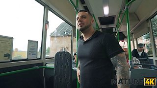 Mature4k. i'm so moist and want to fellate your cock in the bus