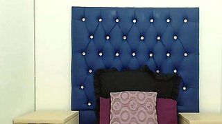 Big-Titted Light-Skinned South African Ebony on Webcam