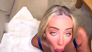 Outstanding Blondie Tgirl Point of view Hookup