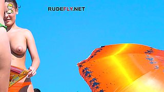 Everyone is excited when this nudist teen shows up