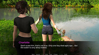 Nursing back to pleasure: two smoking hot girls in bikini by the lake ep 16