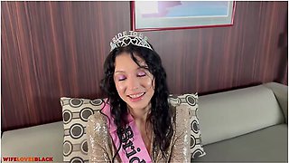 Surprise Bachelorette Party With Bbc - Wife Loves Black With Raven Lane