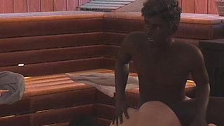 Awam Real Fuck - Patricia Invites Sophia to the Sauna - They End up Sharing a Massive BBC Right There