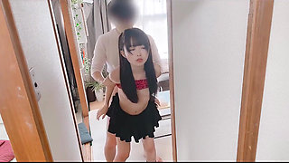 Afternoon Sex with a Moaning Pervy Gal in the Apartment Complex