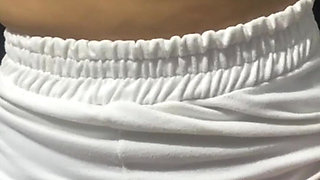 18 year old stepsister with perfect tits playing with my cock