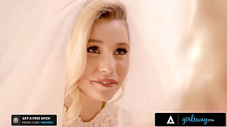 Girlsway milf Julia Ann fucks bride-to-be Carolina Sweets