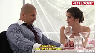 Cindy Shine Cheating Bride Fucks Stepson Next To Sleeping Husband - Hardcore Teen Blowjob & Rough Sex