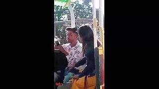 Indian Paramours outdoor hand-job and blowage in Honest
