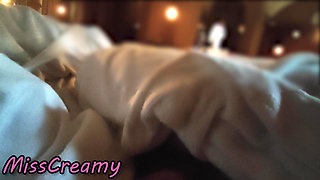 Dick Flash! Risky Sex in Spa: Teacher Fakes Massage and Makes Him Cum! - MissCreamy