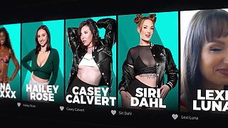 Girlsway - stacked Angela White surprises Eva Lovia with flogged cream birthday lick-off on her arse