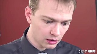 Tattooed Blonde Vanessa Vega Fucks Mail Boy Doggystyle In Hot Office Sex