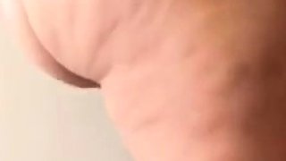 Amateur striptease and Solo masturbation