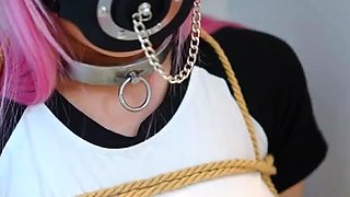 Amateur selfshot round fingers and toy inside the pussy