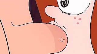 Wendy Submits to a Guy with a Huge Dick and Gives in His Mouth, Ass and Want Double Penetration!gravity Falls - Hentai, Cartoon