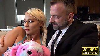 Big titted sub gets rectum screwed