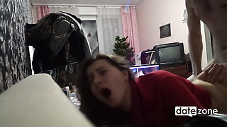 Amateur Couple Got Horny Watching Porn and Started to Fuck